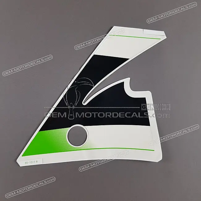 Autocollant de carénage supérieur et inférieur Kawasaki Ninja ZX-6R, côté droit, OEM 560651511