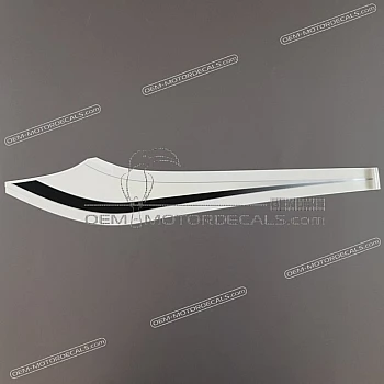 Heckverkleidung Aufkleber, Linke Seite