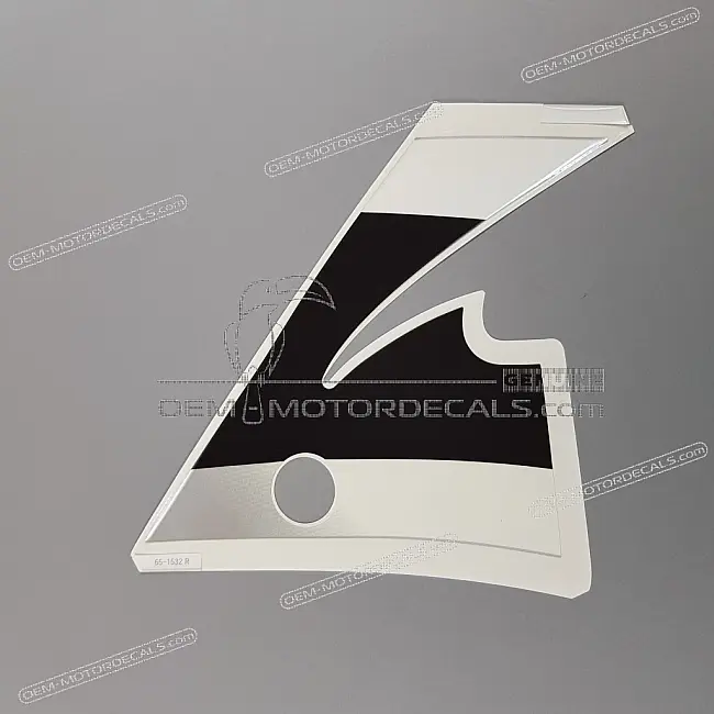 Kawasaki Ninja ZX-6R Adesivo Carena Inferiore Lato Destro OEM 56065-1532 Grafica Originale di Fabbrica