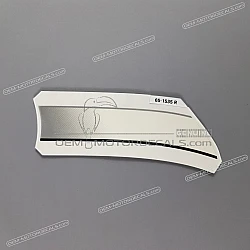 Belly pan decal, right side