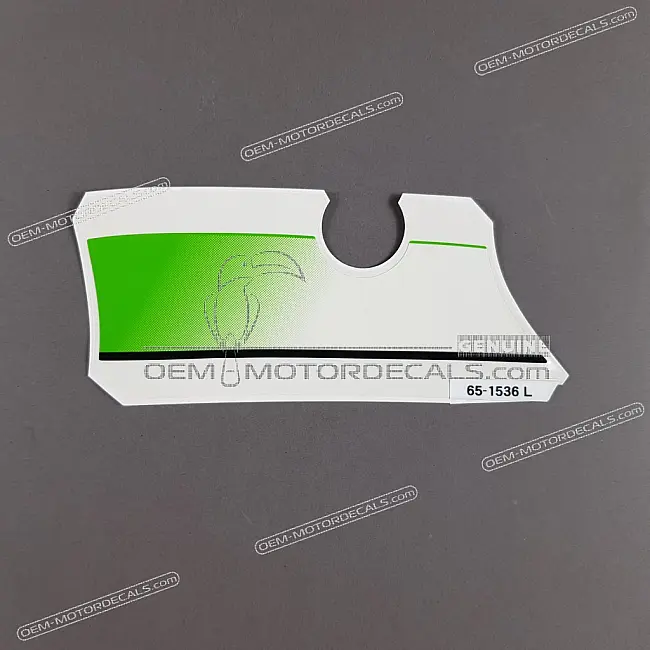 Autocollant de carénage inférieur Kawasaki Ninja ZX-6R Côté Gauche Inférieur OEM 560651536