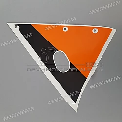 Front cowling decal, left side