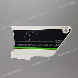 Kanzel / Oberteil Verkleidung Aufkleber, Linke Seite