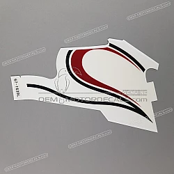 Side cowling decal, left side