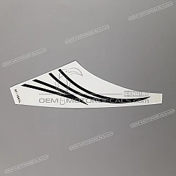 Side cowling decal, left side