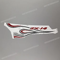 Tail cowl decal, left side
