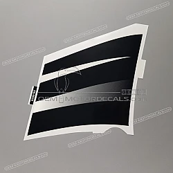 Side cowling decal, right side
