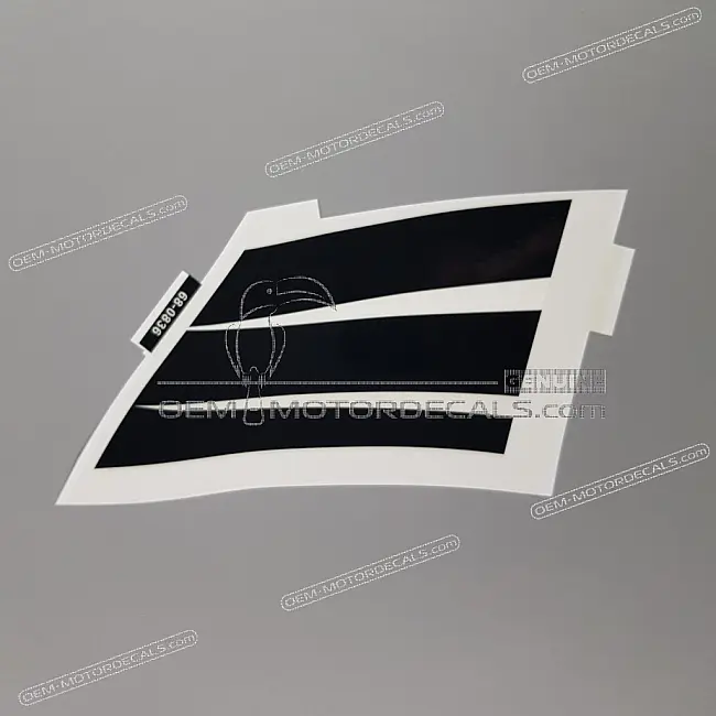 Autocollant graphique de carénage inférieur-moyen Kawasaki Ninja ZX-6R, côté droit OEM 560680836