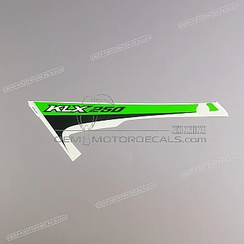 Frame cowling decal, left side