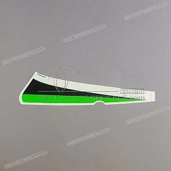 Frame cowling decal, left side