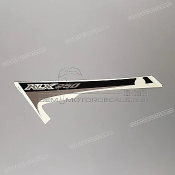 Frame cowling decal, left side