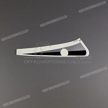 Frame cowling decal, right side