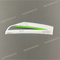Side cowling decal, left side