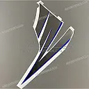 Pegatina para panel lateral, lado izquierdo