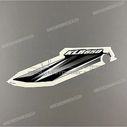 Tail cowl decal, left side