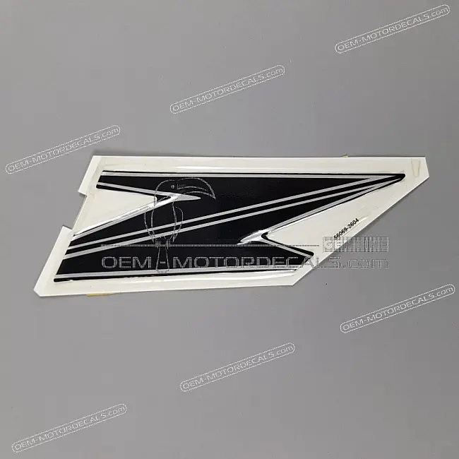 Kawasaki Z800 Kuipdeel sticker links OEM 560692604 Authentieke Fabrieksafbeelding voor Radiator Cover