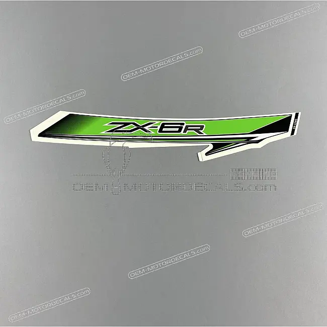 Kawasaki Ninja ZX-6R Adesivo Carenatura Laterale Lato Destro OEM 56069-4286 Grafica Originale di Fabbrica