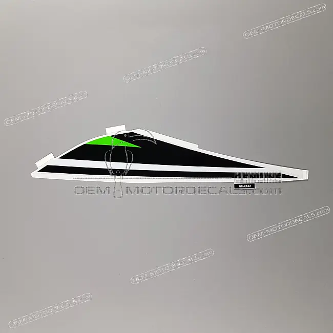 Autocollant Kawasaki Ninja ZX-6R flanc de carénage supérieur droit OEM 560697632