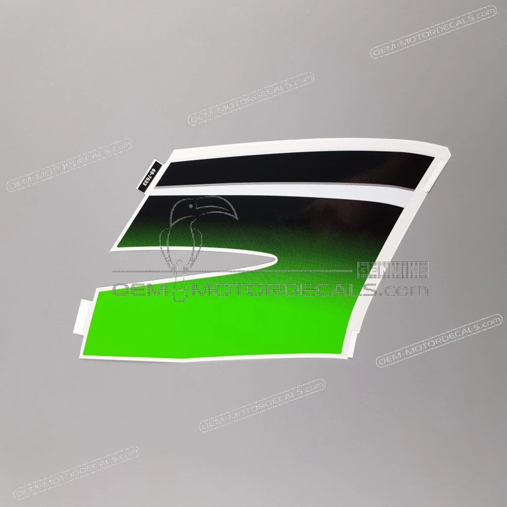 Kawasaki Ninja ZX-6R Autocollant Flanc Carénage Côté Droit Inférieur OEM 56069-7633 Graphique Usine Authentique