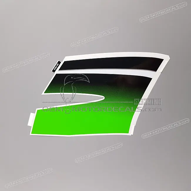 Kawasaki Ninja ZX-6R Autocollant Flanc Carénage Côté Droit Inférieur OEM 56069-7633 Graphique Usine Authentique