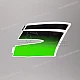 Kawasaki Ninja ZX-6R Autocollant Flanc Carénage Côté Droit Inférieur OEM 56069-7633 Graphique Usine Authentique
