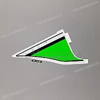 KAWASAKI Lower cowl pattern graphic, left side 56069-7638