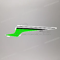 Belly pan decal, right side