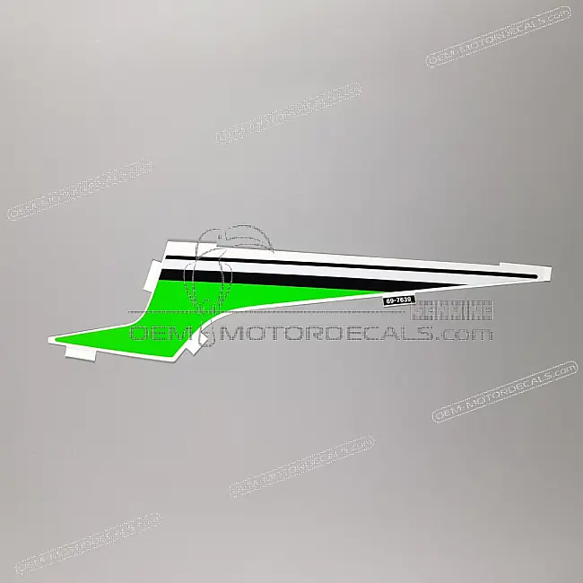 Autocollant graphique carénage inférieur Kawasaki Ninja ZX-6R côté droit OEM 56069-7639