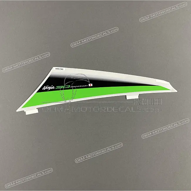 Kawasaki Ninja 300 Adesivo carenatura laterale superiore lato destro OEM 560697669