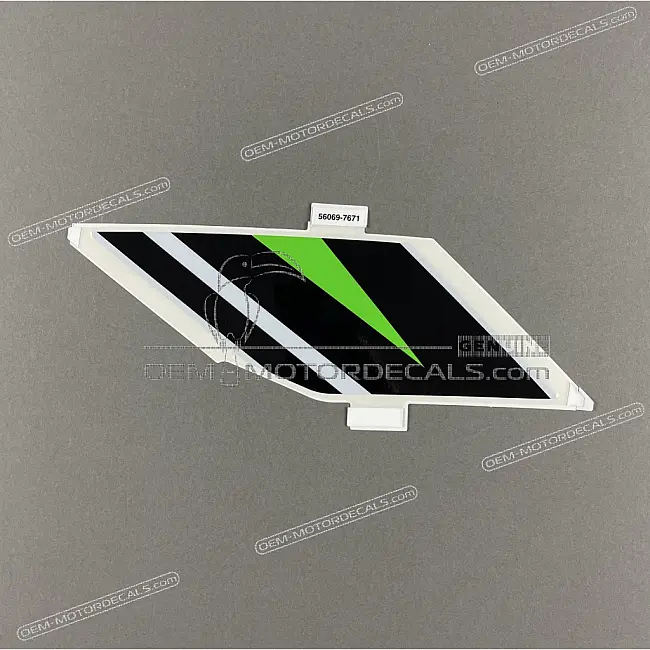 Autocollant graphique de flanc de carénage droit Kawasaki Ninja 300 OEM 560697671