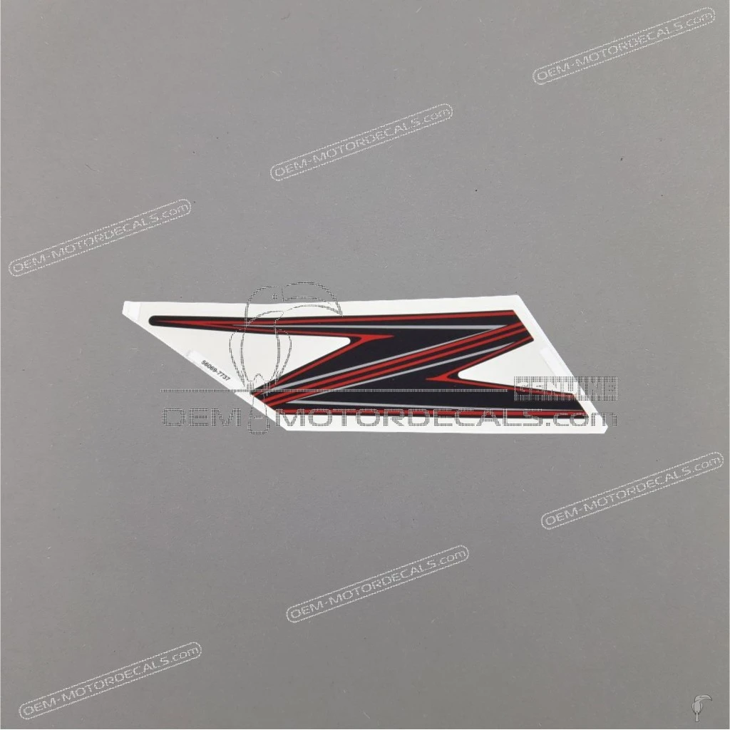 Kawasaki Z800 Kühlerverkleidungsaufkleber Grafik rechte Seite Original OEM 560697737