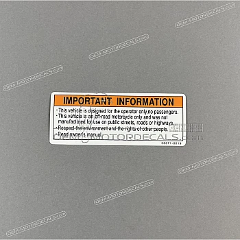 Voorzichtigheid label