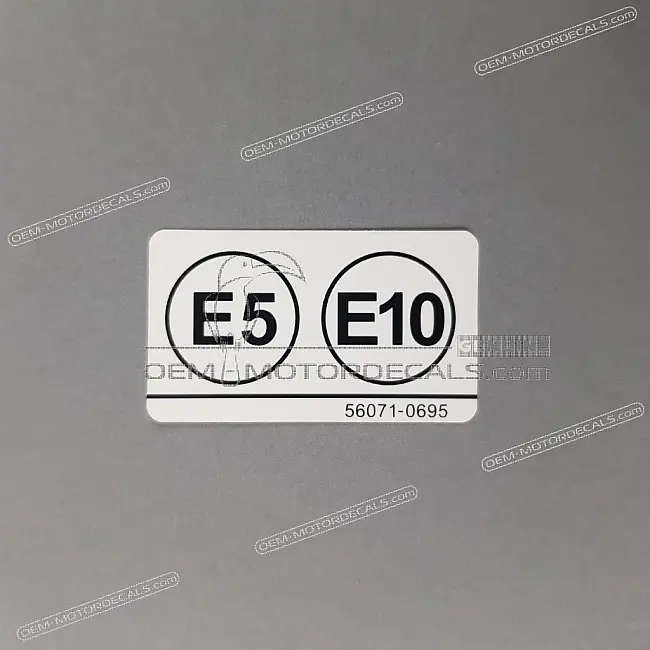 Kawasaki Z900 Etichetta Avviso Serbatoio CARBURANTE E5/E1 OEM 560710695