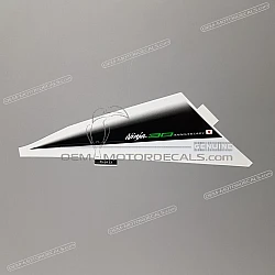 Front cowling decal, left side