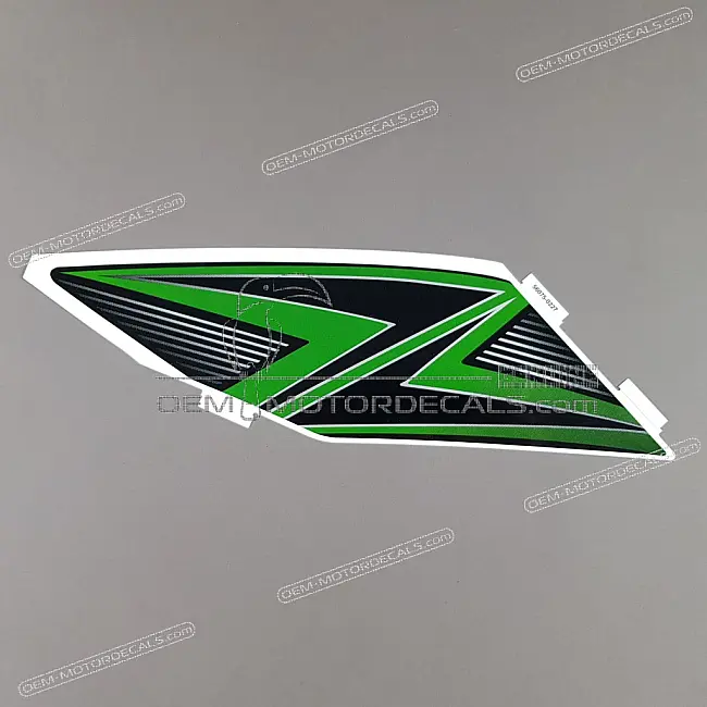 Kawasaki Z300 ER300 Autocollant Écope de Radiateur Côté Droit Section Supérieure Origine OEM 56075-0227