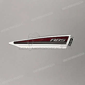Front fender graphic, left side