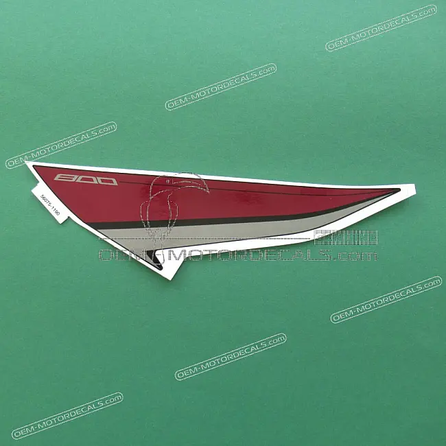 Kawasaki Z800 Sugomi Edition Tank Cover Graphic Pattern Right Side Upper Portion OEM 560751190