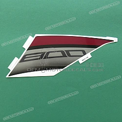 Side cowling decal, left side