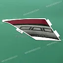 Shroud pattern, right side