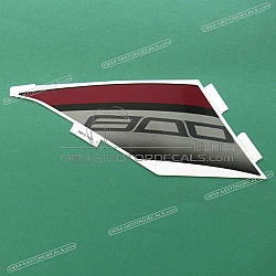 Side cowling decal, right side