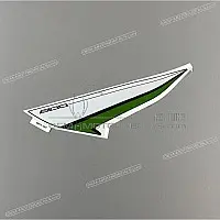 KAWASAKI Tank cover pattern, right side upper 56075-1207