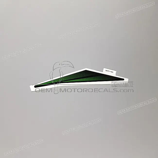 Kawasaki Z300 Grafica Convogliatore Radiatore Inferiore Sinistra OEM 56075-1483