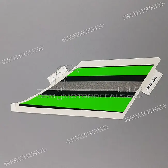 Kawasaki Ninja 300 Pegatina cubreseat frontal lado derecho OEM 560751535 gráfico de fábrica auténtico