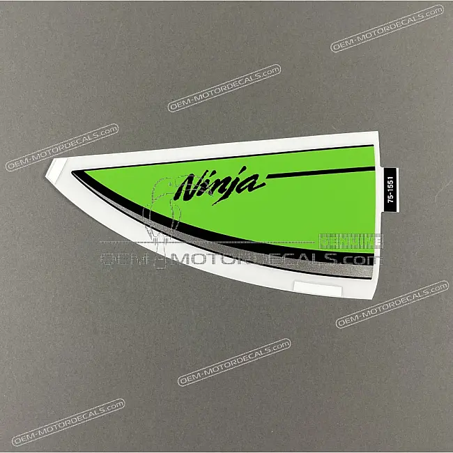 Kawasaki Ninja ZX-10R Fuel Tank Pattern Graphic Right Side OEM 560751551