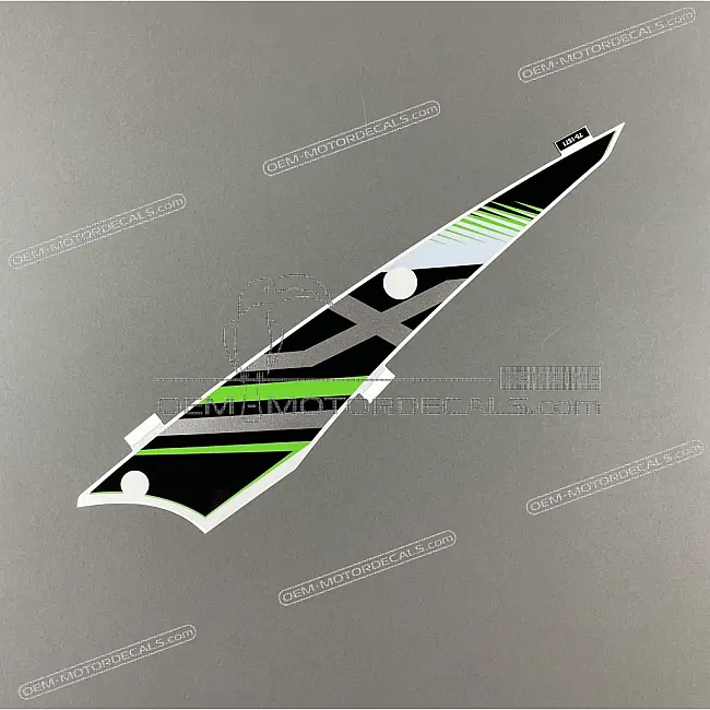 Kawasaki Ninja ZX-10R Lower Fairing Graphic Right Side Rear OEM 560751571