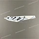 Naklejka na dolną owiewkę Kawasaki Ninja ZX-10RR, prawa strona, tył, oryginalna fabryczna grafika OEM 560751588