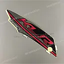 Side cowling decal, left side