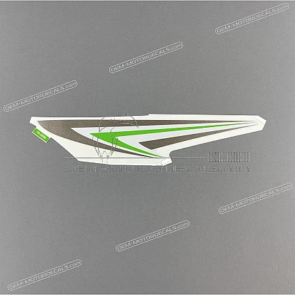 OEM Decals Kawasaki ZX10R 2017 - White • Original Stickers
