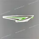 Pegatina de carenado lateral ZX-10R, lado derecho