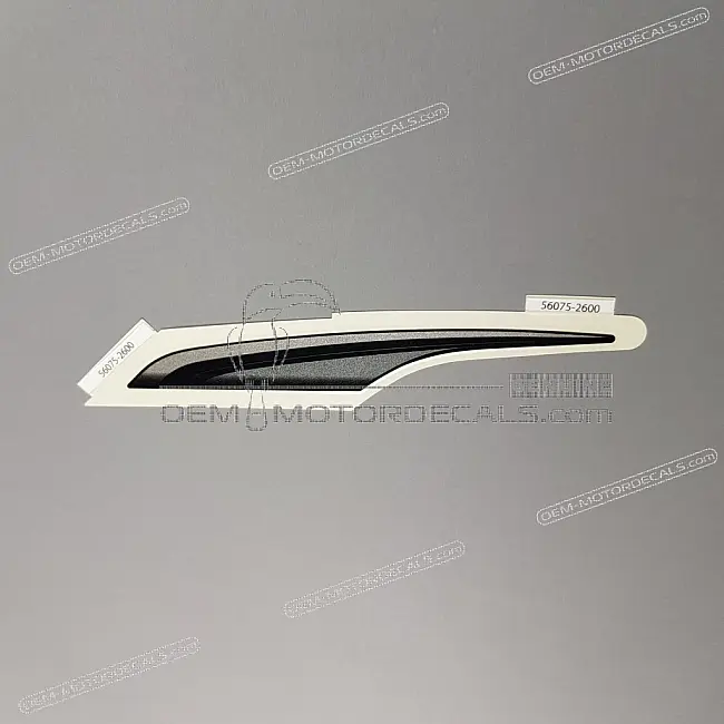 Kawasaki Z900 autocollant carénage supérieur gauche côté gauche OEM 560752600